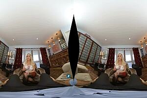 Brandi Love will strip naked and enjoy her love making while in Stocking and Lingerie