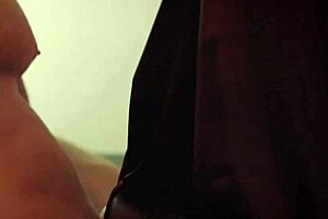 Emily Willis in the red room: deep throating and aggressive fucking positions