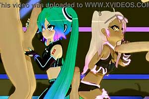 Lesbian love in anime: watch it on Hentai Tube