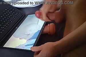 Sex toys and cum shot with self pleasure