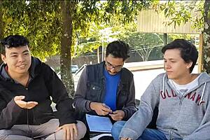 Madera Petter, Wood, Garcia, Teixeira, Ribues, Portuguese, Gabriel Pedro, Guilherme Daniel when all were in a shower