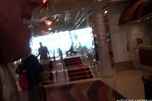 She seduces a stranger in a hotel room, swallows his ejaculation