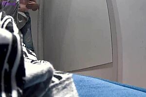 Combination between amateur couple followed by outdoor changing room scene