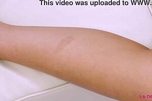 Stunning raven-haired woman shows off perfection skin and toned body in the raw