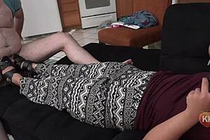 Phone sex becomes feet talk