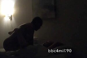 A hot wife on her first date with her Latino husband is a fitness model, she invites a young black man with a big dick into her bedroom