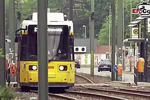 German student masturbates publicly in front of a real date