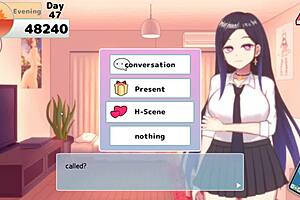 Last trip and the super-crazy epilogue together with a hentai girl in game
