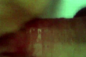 Amateur couple’s rapid anal scene with internal climax