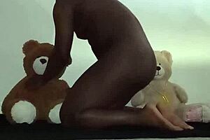 The three bears are also of different color and fur and they go bisexual and have toys and also put their lips together