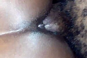 Black stud anal creampie is intense!