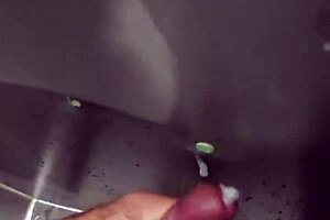 There is a young gay boy that decided to show off his cute hard cock