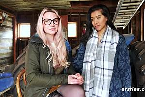 Ersties Sex – Anal Play with Hanna & Toy from Jin Their main tattoo artist Jin hooked them up with lesbian sex toys