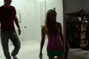 Gorgeous and rather perky titted Aleska Diamond, a petite blonde babe, loves her pretty twat drilled