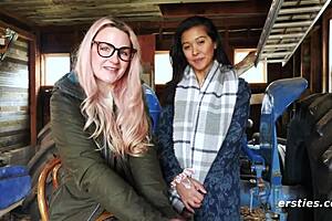 Ersties Sex – Anal Play with Hanna & Toy from Jin Their main tattoo artist Jin hooked them up with lesbian sex toys