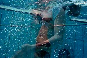Quickly outdoors arousing an attractive young woman as she quickly undresses to show her physique