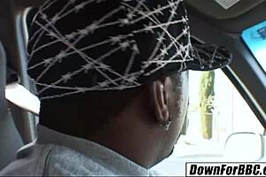 Interracial fuck session repositions Alina Love’s pussy around a BBC