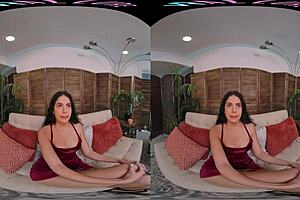 Primeval temptation VR with a hot Latina woman