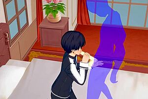 Gay Asian manga and anime fan receives a blow job and gets pounded