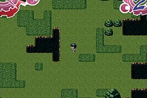 Ranch themed game with big titted hentai cowgirl riding hard