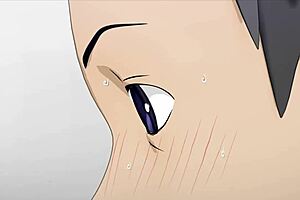 School girl in Japanese cartoon seducing the man for hot and steamy sex meal