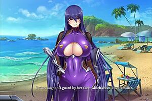 Yukikaze's Taimanin 2: Porn animation with cumshot and fellatio