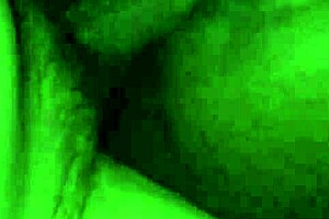 The white man and his black woman have sex on a bed in slow motion