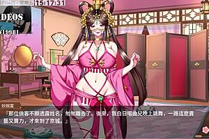 A hot red-haired chick gets knee trembler in anime Hentai video