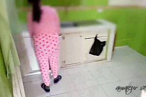 Wife fucked by neighbour while husband is out at work
