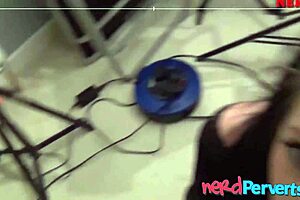 UK nerdy fake producer reels in a British lady for POV sex with an amazing cock