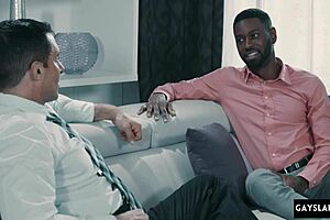 Intense Black Gay Sex with muscular men