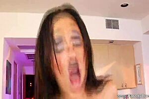 Sexy Latin hot bitch fucks Naughty teen in spanish hardcore threesome cumshot