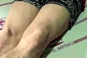 Sucking an old man's big cock from POV