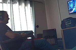 A girl has been filmed while performing deepthroat on her stepbrother/stepfather’s son