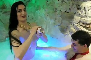 An uncensored scene of Andrea Dipra getting wild with Padana Velvet