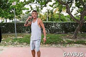 Blowjob competition: horny gay manarer in act