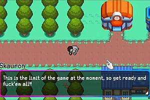 Hentai game where asian beauty trains and fucks in gym themed game