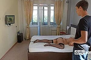 The man films his wife’s bedroom intimate moments