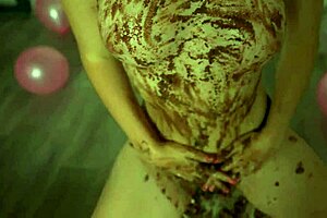 Teen girl enjoys dirty food fantasy with 18 19 year old on cams โดย POV