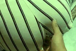 Shalina Devine experiences a blindfolded threesome with her husband and his well-endowed friend