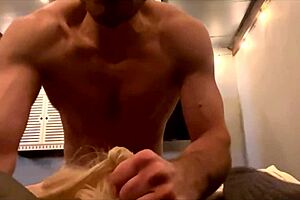A friend trade of late night silicone doll, using a condom, and ejaculation inside