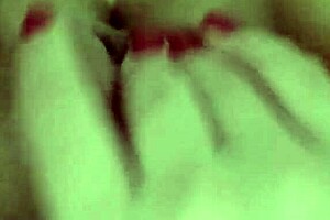 Video recording of a woman driving in a car to get multiple orgasms