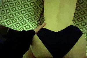 Young woman loses to temptation with huge clip member