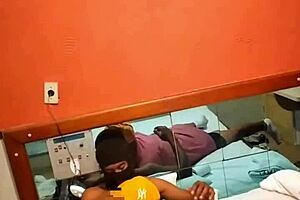 Black-Study and gay men having anal sex in amateur video