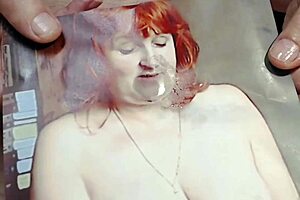 Image: Amateurs facial and breast ejaculation mess German amateur