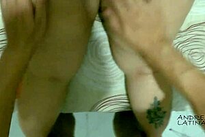 A fully-developed lady seductively tells a man she wants him to massage her and gets the kind of butt satisfaction she wanted