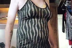 Amateur teenage girls wearing only their lingerie and dresses