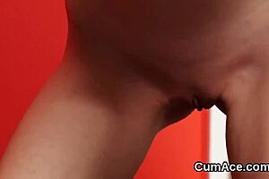 Pretty oriental girl gets a facial and takes all semen in the mouth in POV
