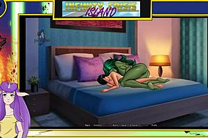 Hulk sex video of fucking a beautiful women on an island