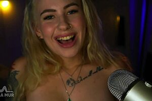 A major putana teaches you how to masturbate with moaning in ASMR